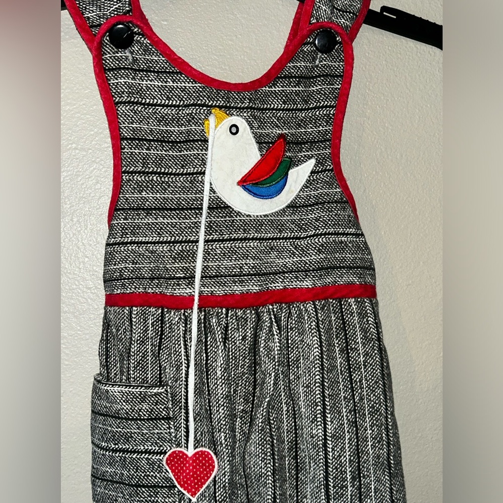 VINTAGE Key to Fashion Coming Thing BOUTIQUE Romper Overalls  3T